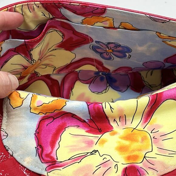 NWT Baekgaard Deja vu Leather Clutch or shoulder bag purse Rouge Ruffle coquette - Picture 10 of 14